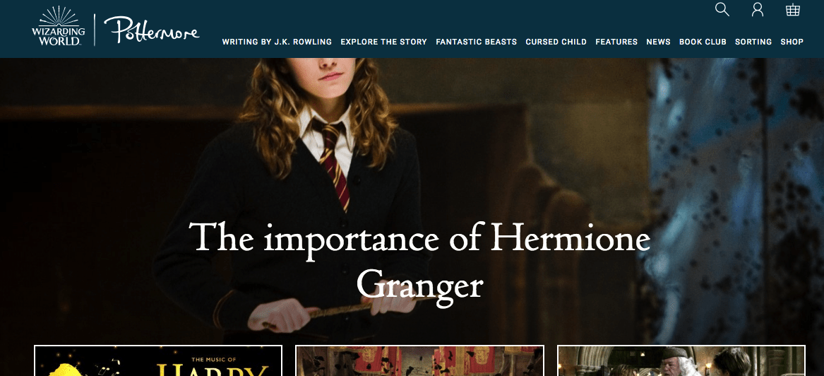 J.k. Rowling Site Example 